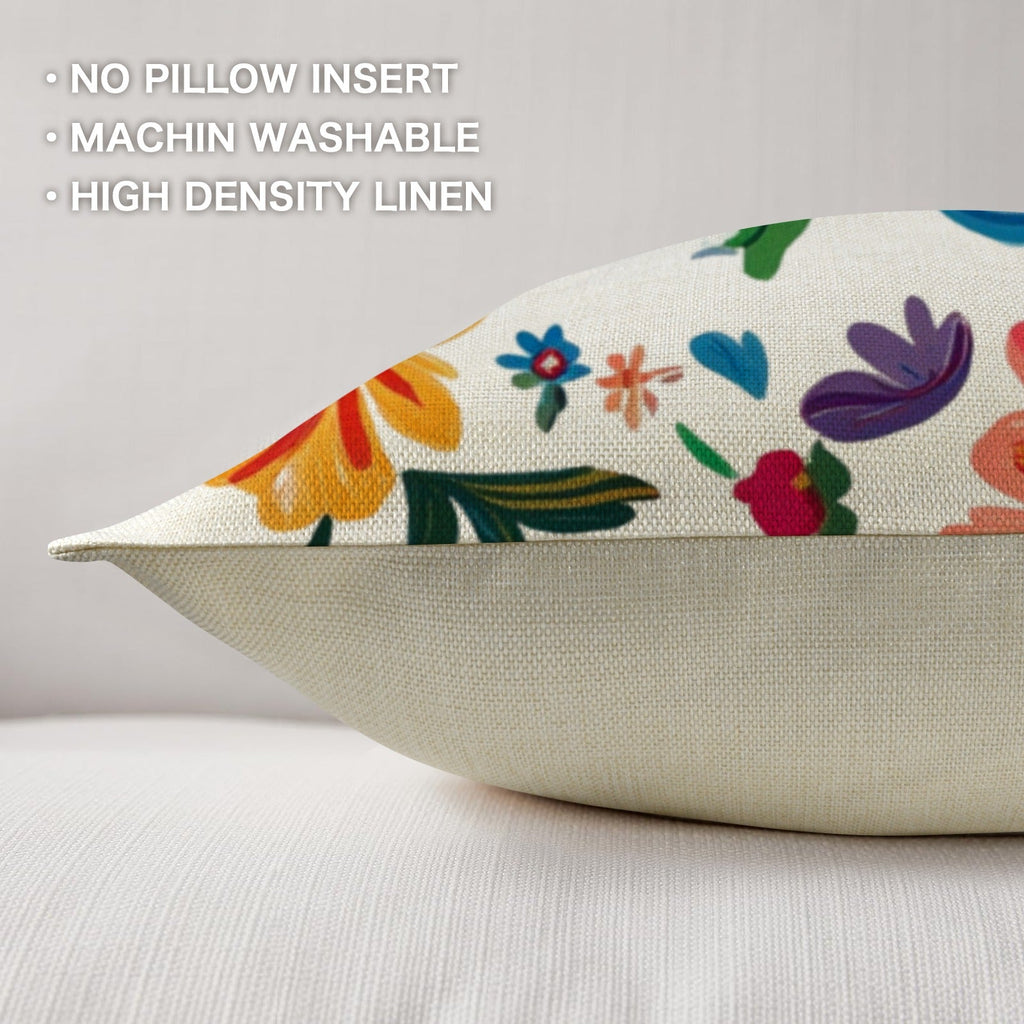 Baha Ranch Colores de Mexico Floral Pillow Case Custom Pillow Case Made in America