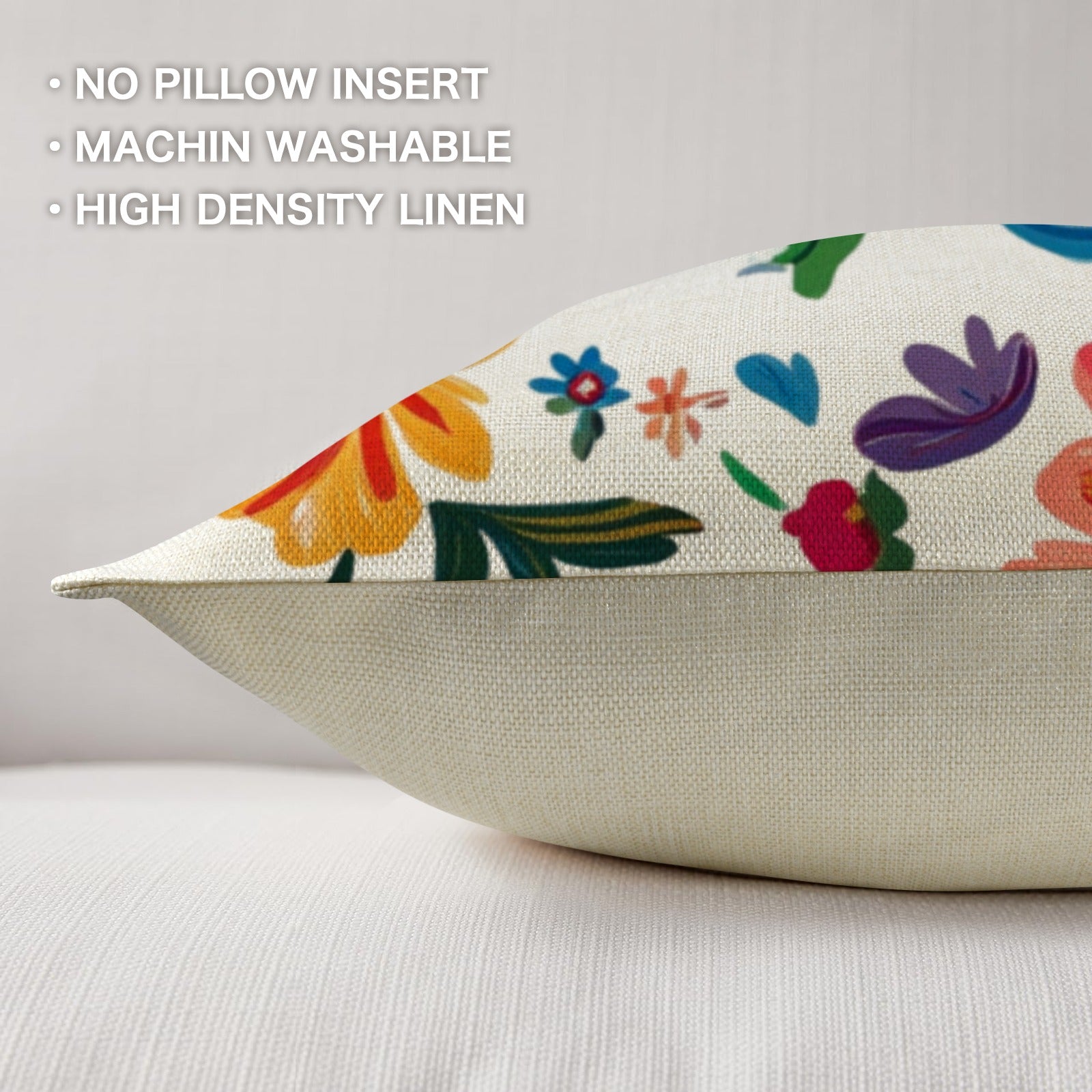 Baha Ranch Colores de Mexico Floral Pillow Case Custom Pillow Case Made in America