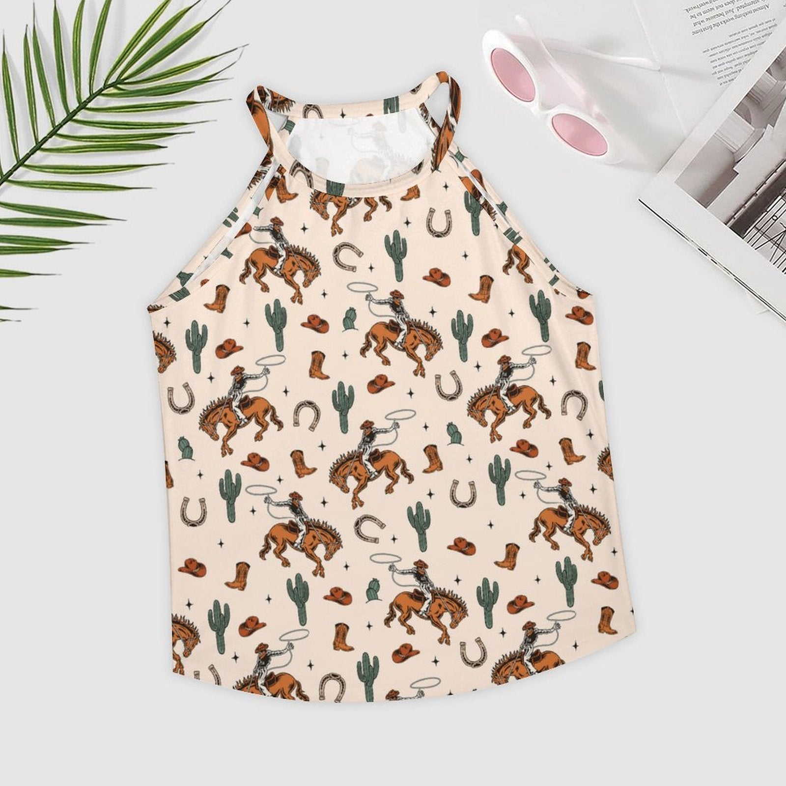 Baha Ranch Rodeo Cowboy Western Tank Top