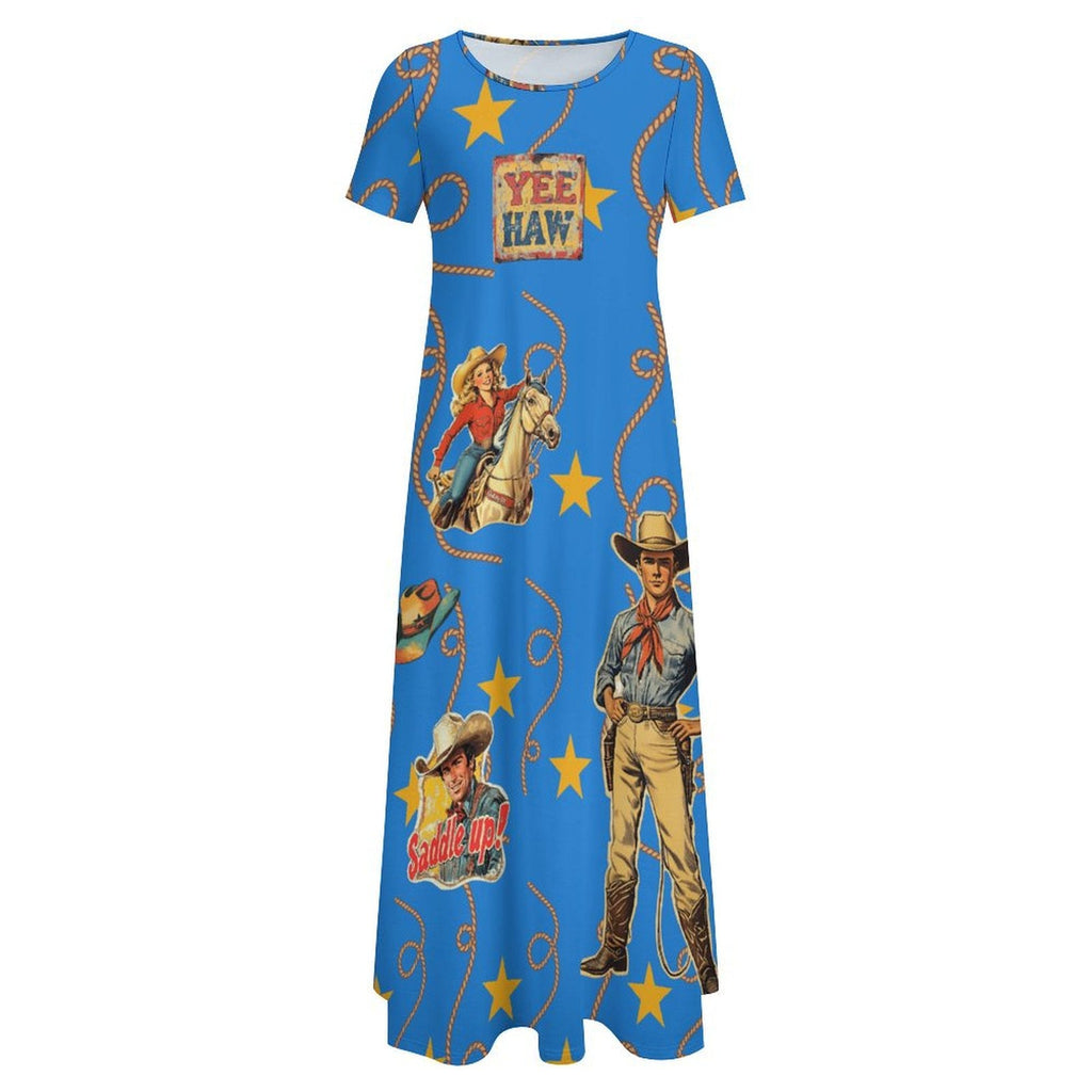 Baha Ranch Vintage Cowgirl Western Dress