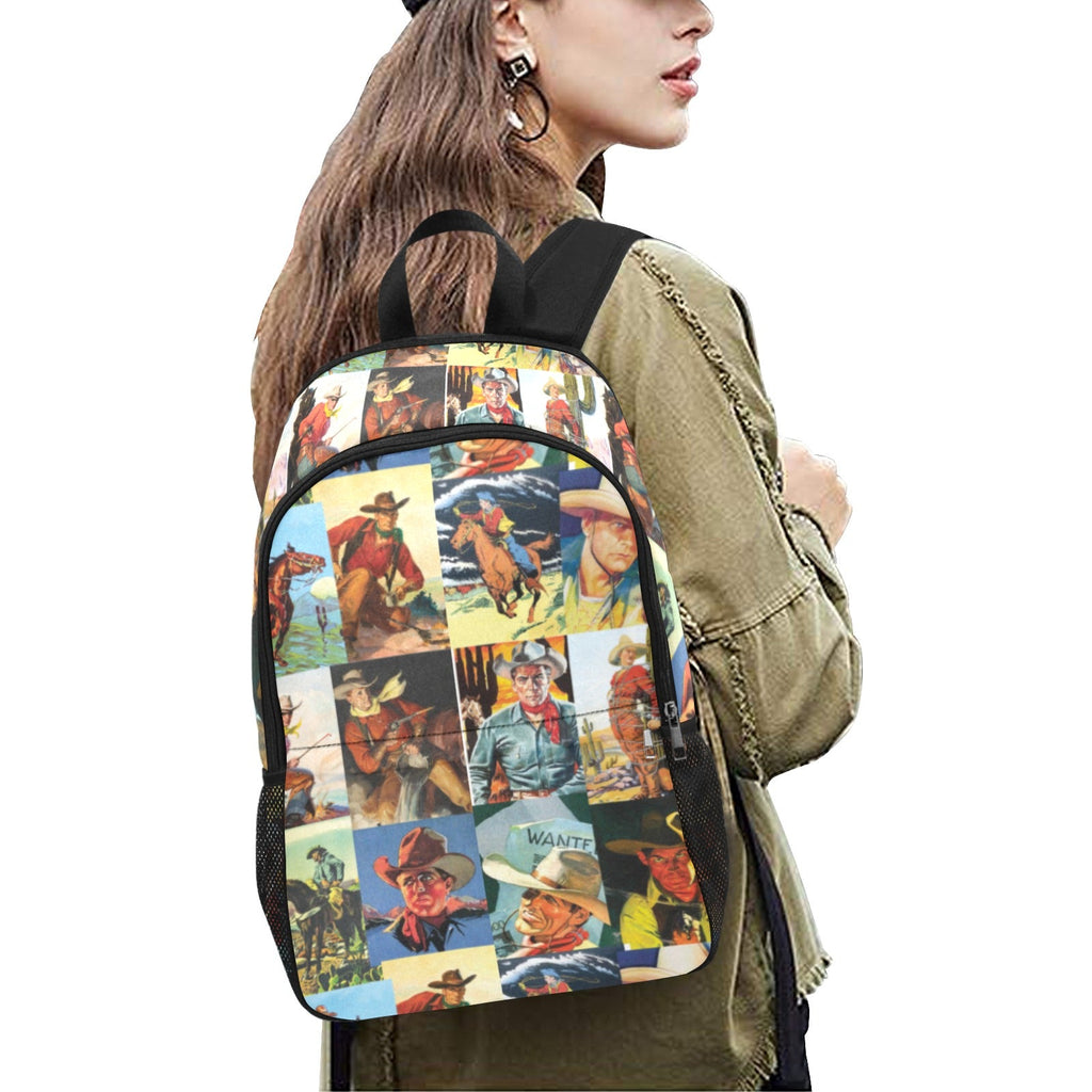Baha Ranch Cowboy Collage Backpack