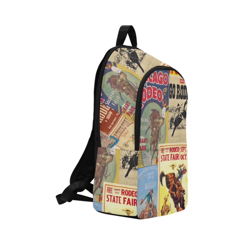 Baha Ranch Vintage Rodeo Poster Backpack