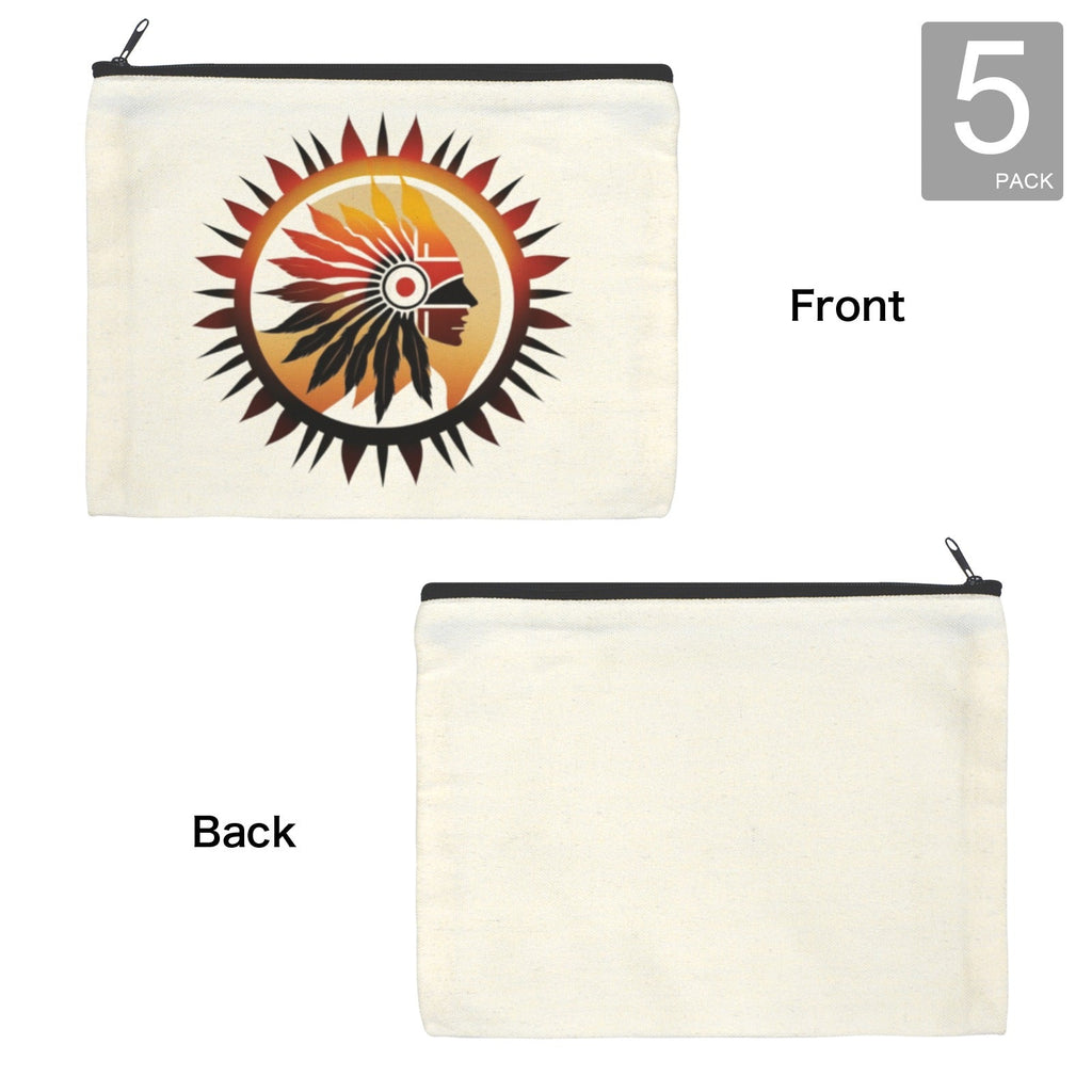 Baha Ranch Native Sun Cosmetic Bag Pack of 5 Made in America