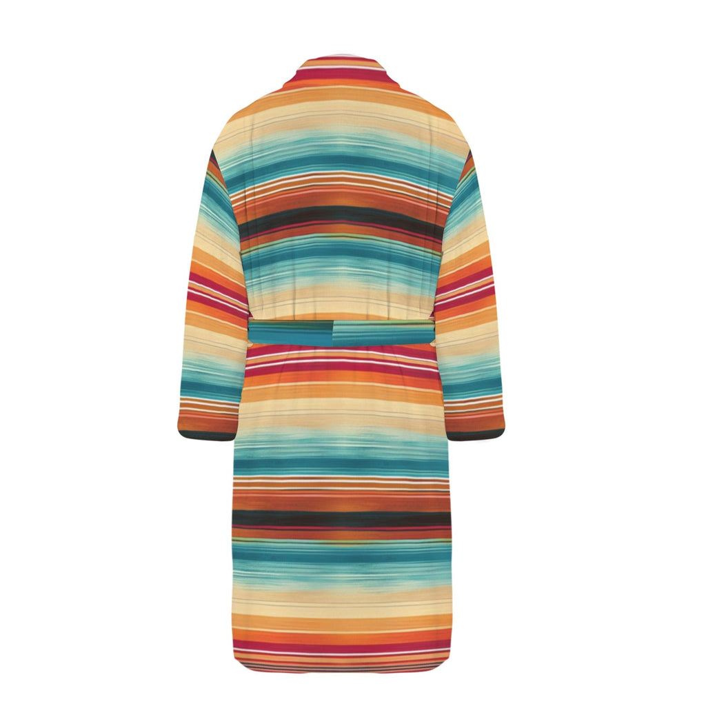 Baha Ranch Southwestern Serape Men's Bath Robe