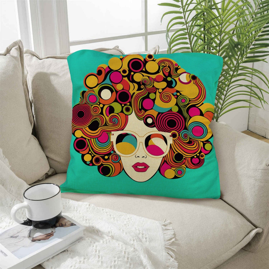 Baha Ranch Disco Girl Pillow Case Made In America