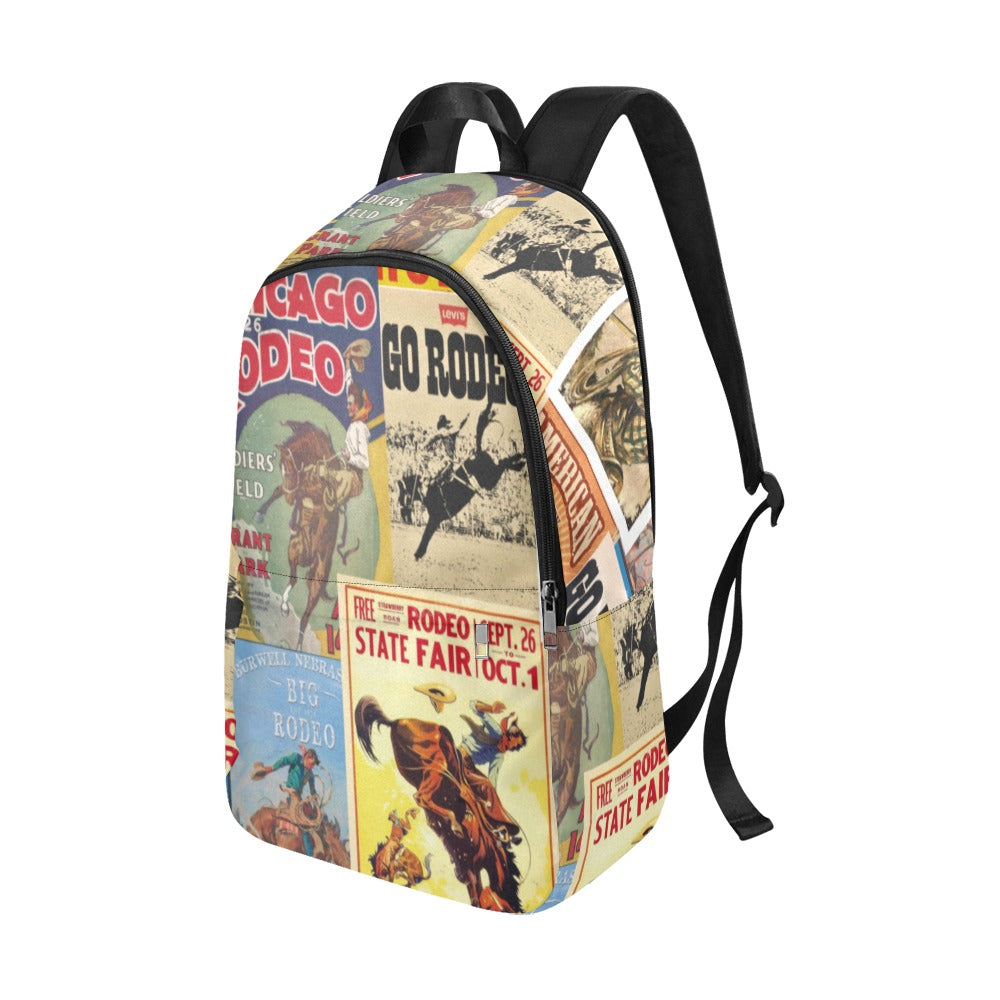 Baha Ranch Vintage Rodeo Poster Backpack