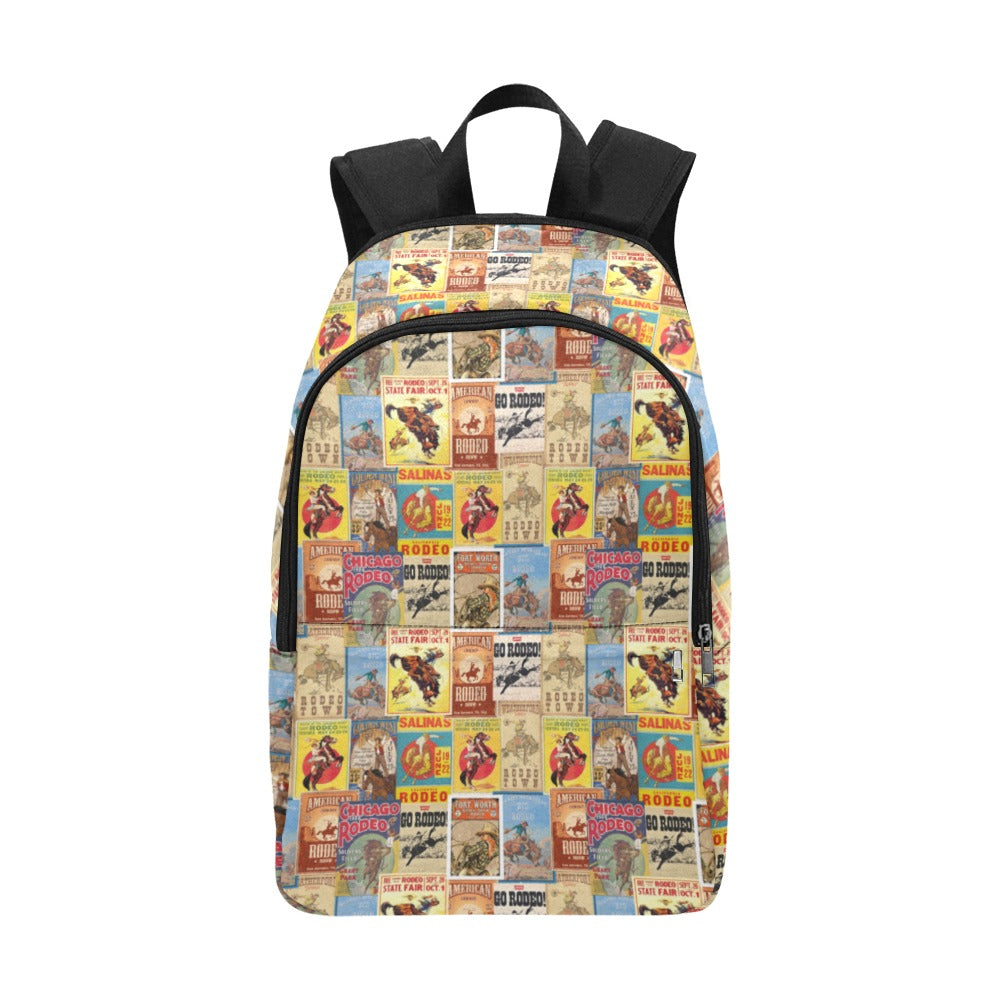 Baha Ranch Vintage Rodeo Poster Backpack