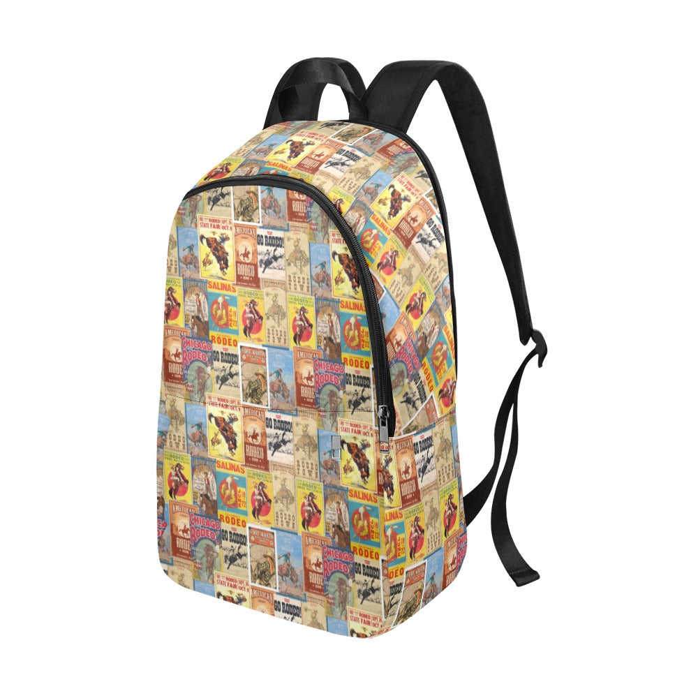 Baha Ranch Vintage Rodeo Poster Backpack