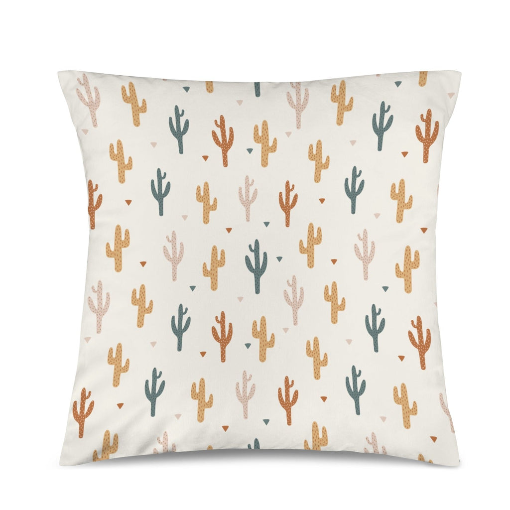 Baha Ranch Cactus Velvety Soft Throw Pillow Case Made in America