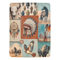Baha Ranch Bohemian Dreams Minky Soft Throw Blanket 60" X 80" Made in America