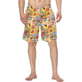 Baha Ranch Vintage Rodeo Poster Mens Western Swim Trunks Shorts