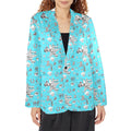 Baha Ranch Turquoise YEEHAW Rhinestone Cowgirl Blazer