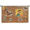 Baha Ranch Vintage Cowgirl Drapes 52" x 63" Made in America