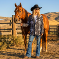 Baha Ranch Rhinestone Cowgirl Yeehaw Blazer Women's Blazer