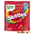 Skittles NFL Football Chewy Candy Party Size Fruity Candy