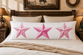 Baha Ranch Pink Cowgirl Stars Body Pillow Cover Made in America