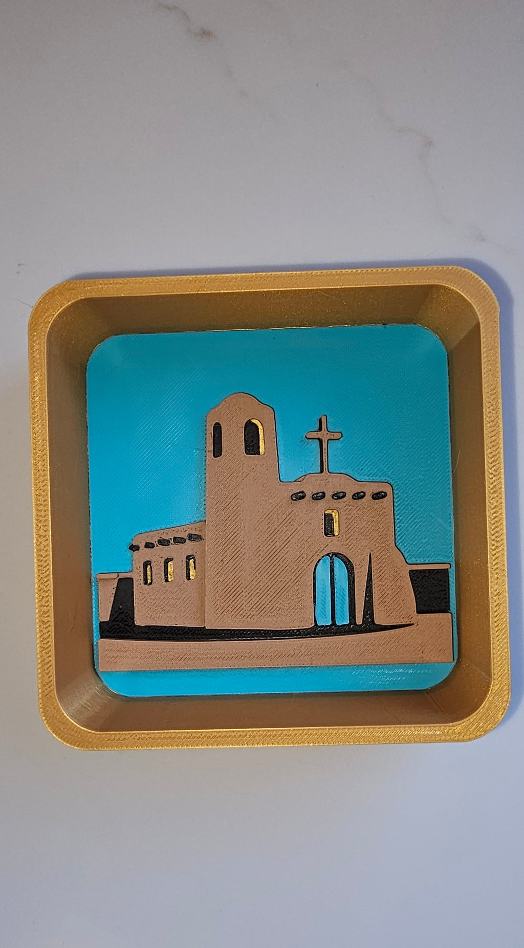 3d New Mexico Adobe Display Accessory Trinket Tray Box Choice of styles