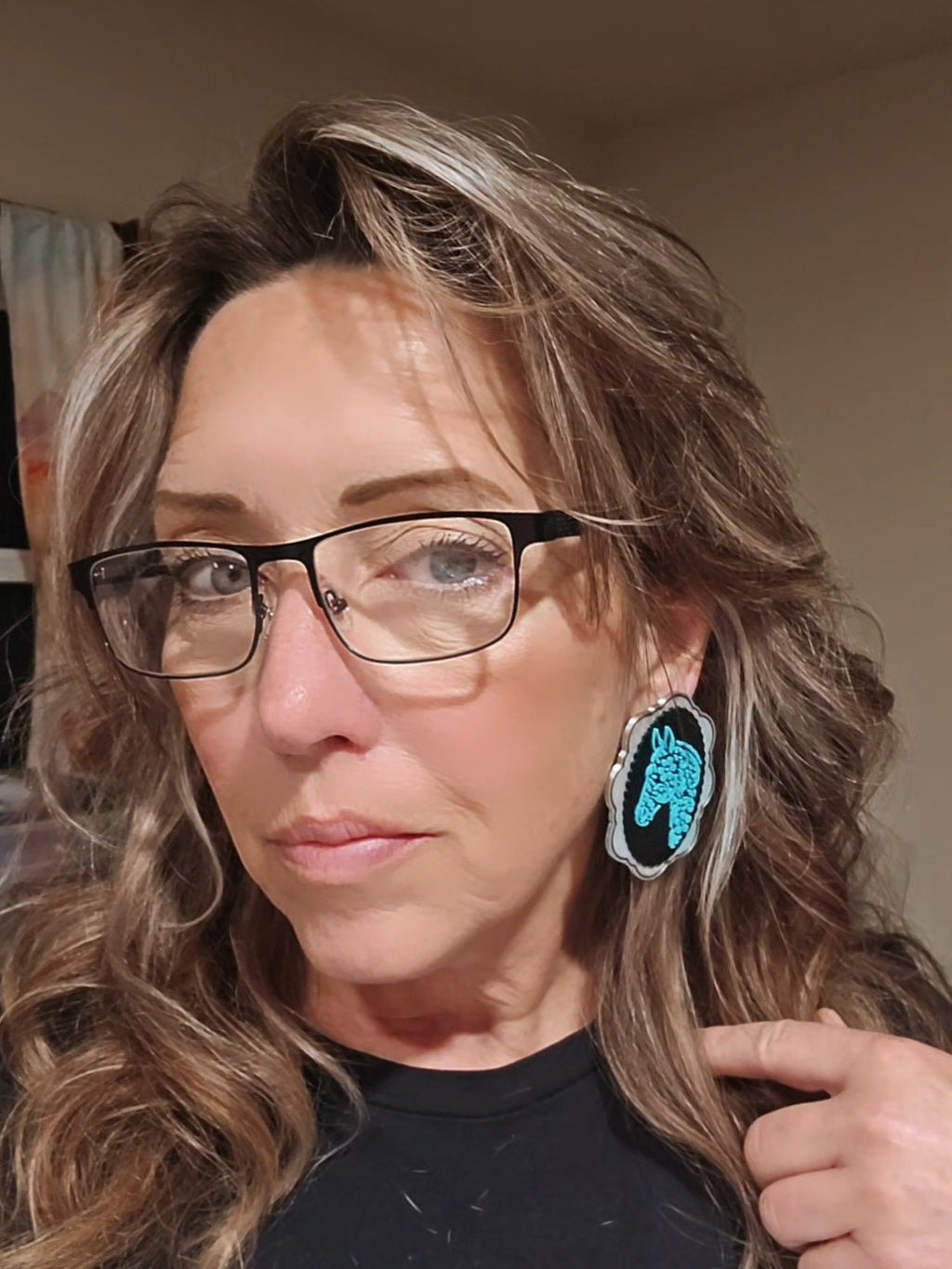 Baha Ranch 3D Horse Equine Bookmark Earrings Pin Magnet made in America