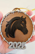 3D Print Western Barbwire Christmas Ornaments Made in America
