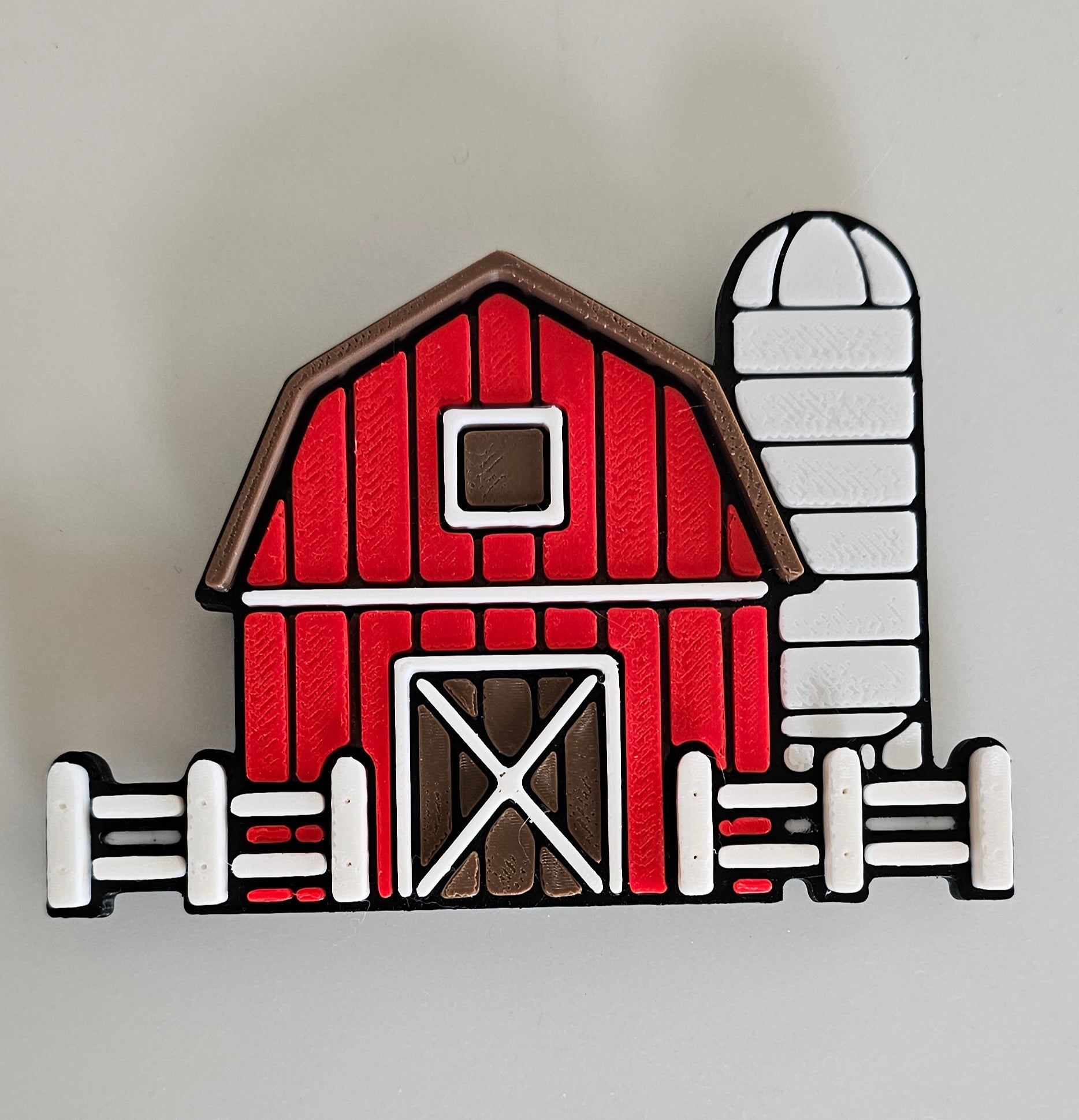 3D Highland Cow Farm Magnet Gift Set