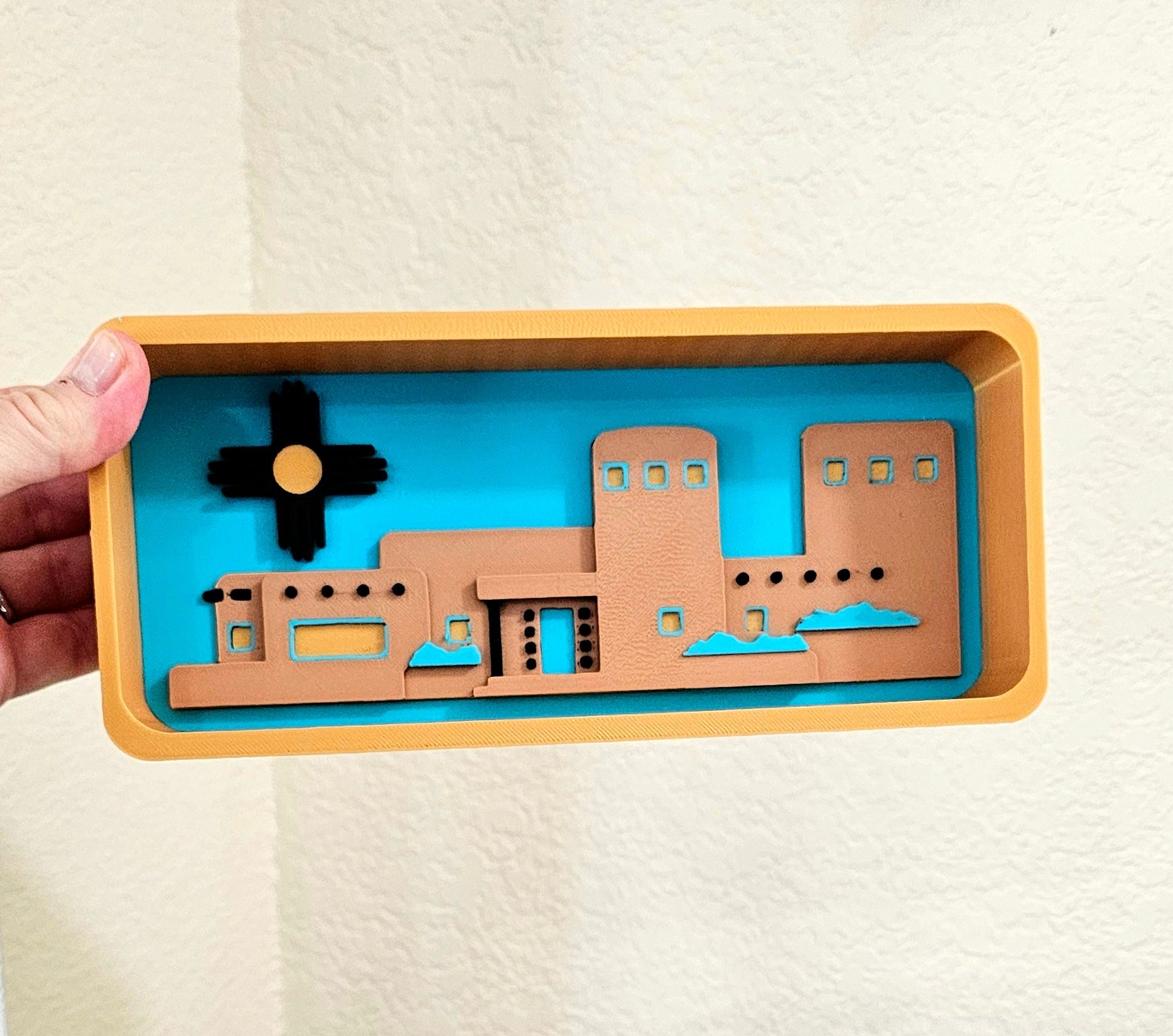 3d New Mexico Adobe Display Accessory Trinket Tray Box Choice of styles