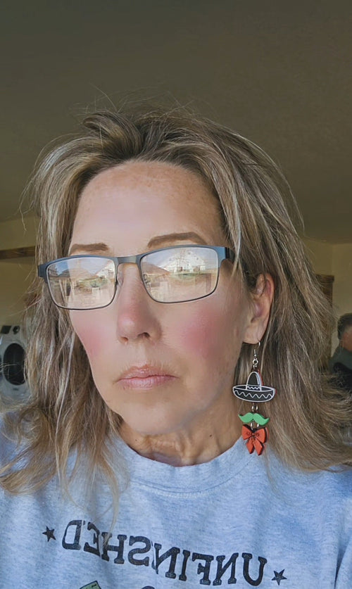 3D Print Mariachi Sombrero Earrings Made in America