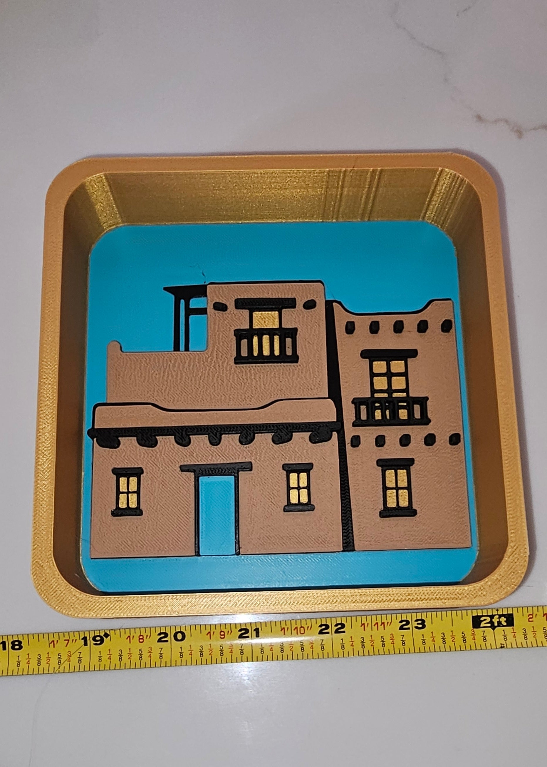 3d New Mexico Adobe Display Accessory Trinket Tray Box Choice of styles
