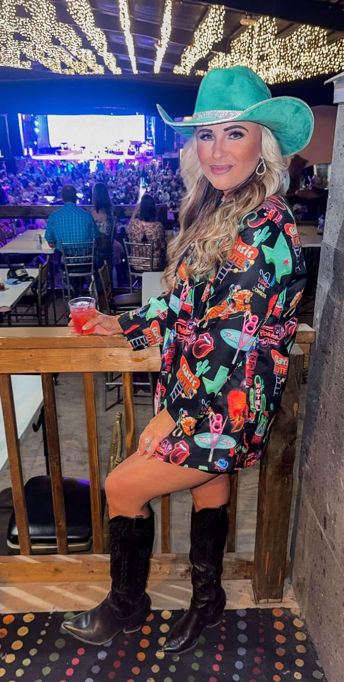 Baha Ranch Vegas Neon Women's Western Blazer