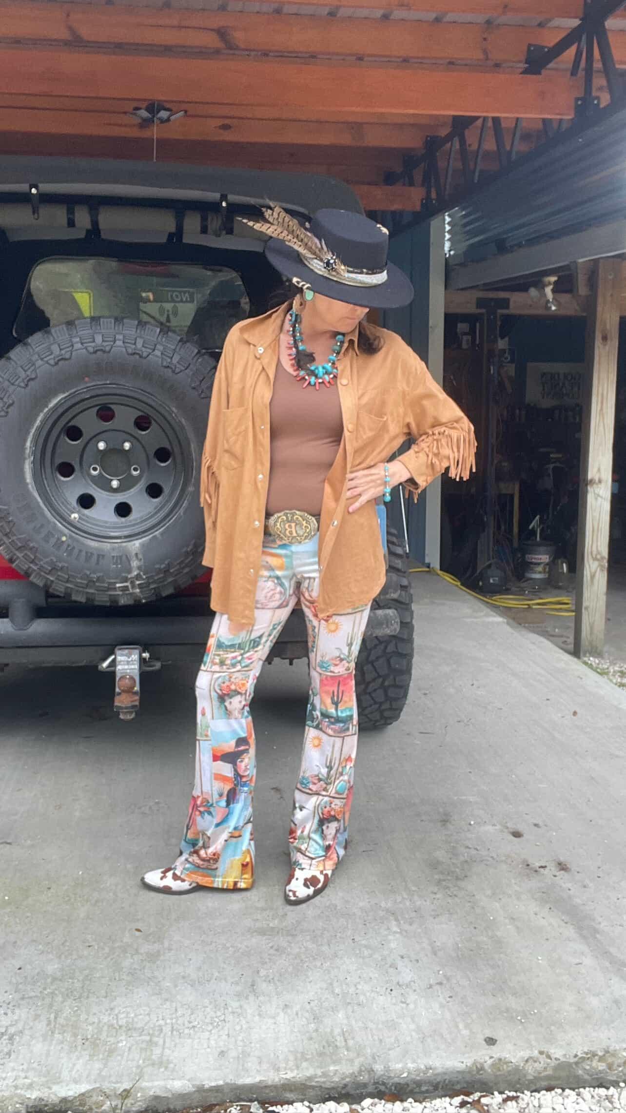 Baha Ranch Colores de Mexico Flare Pants Pictures of the Southwest
