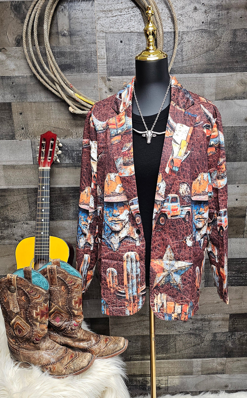 Baha Ranch Western Ways Women's Blazer