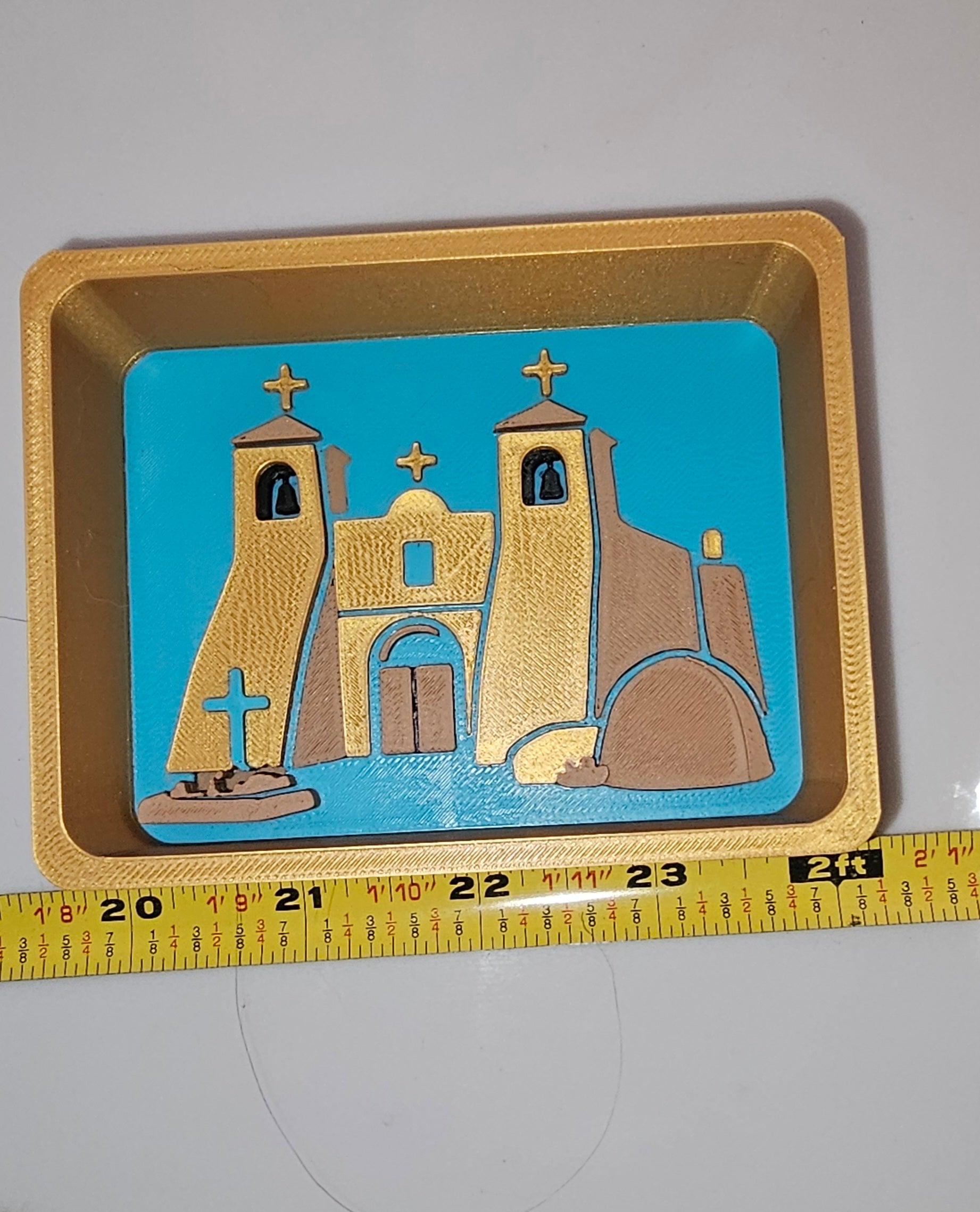 3d New Mexico Adobe Display Accessory Trinket Tray Box Choice of styles
