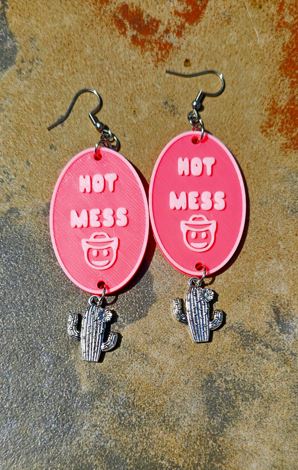 3D Printed Word Salad Earrings