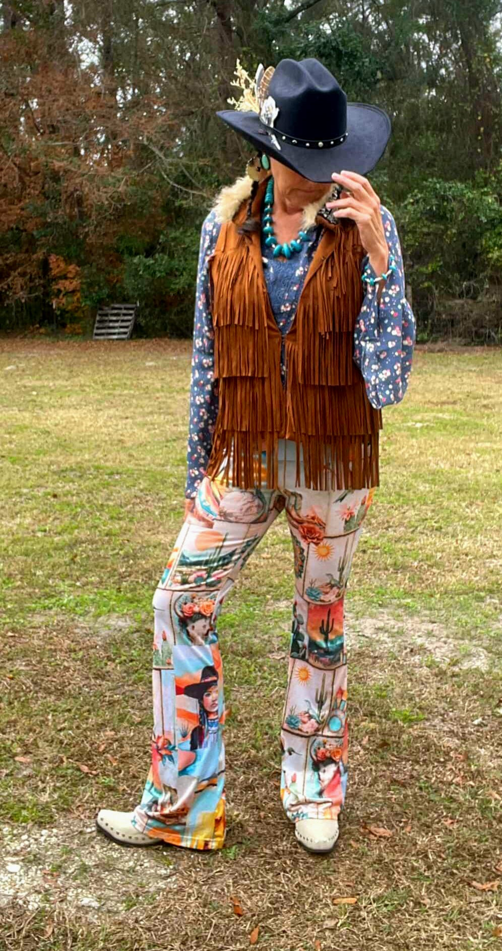 Baha Ranch Colores de Mexico Flare Pants Pictures of the Southwest
