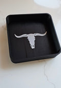 Baha Ranch 3d Print Western Longhorn Cowboy Cowgirl Accessory Tooled Tray