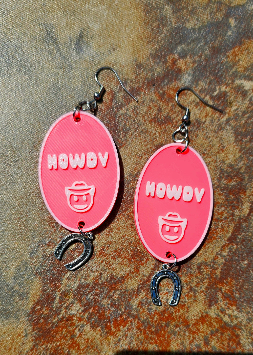 3D Printed Word Salad Earrings