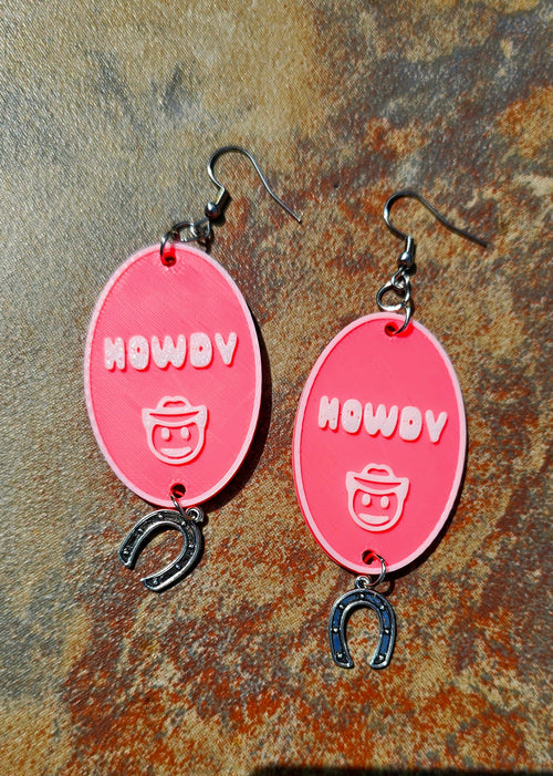 3D Printed Word Salad Earrings