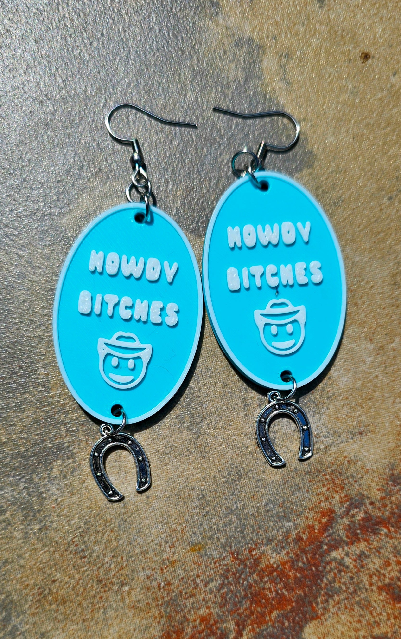 3D Printed Word Salad Earrings