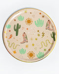 Western Cowboy Paper Plates – Boots, Cactus & Snake Catcher Design (x 12)