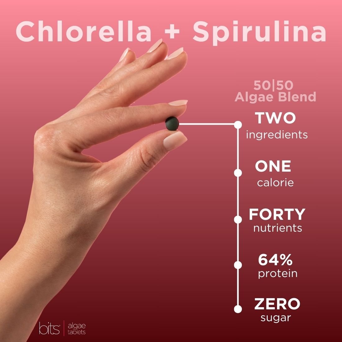 VITALITYbits® Spirulina/Chlorella | Large Bag