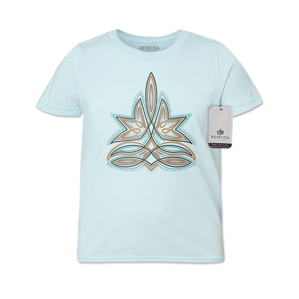 Western Boot Stitch - Youth Western Kids Tee T-Shirt