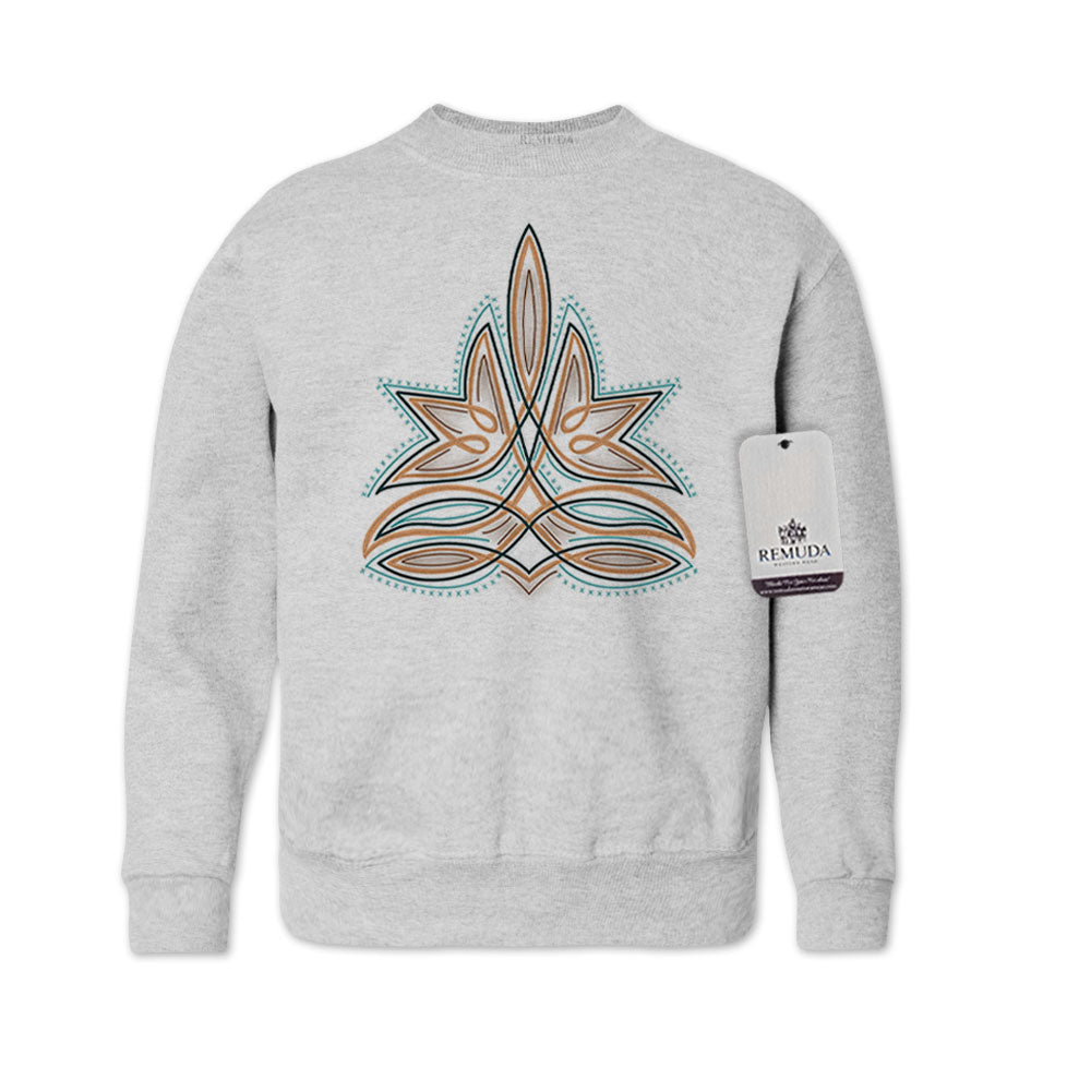 Western Boot Stitch - Youth Kids Sweatshirt
